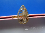 Женский набор 13,37 грамм (цепочка, браслет, кулон, кольцо, серьги), фото №8