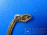 Женский набор 13,37 грамм (цепочка, браслет, кулон, кольцо, серьги), фото №11