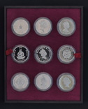 Набор 18 Серебрянных Монет 40 Лет Правления Елизаветы II, Бывшие Британские Колонии, фото №4