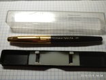 Ручка с золотым пером в позолоте Олимпиада 80, фото №2