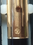 Ручка с золотым пером в позолоте Олимпиада 80, фото №4