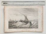 Старинная гравюра. Морская тематика. (27,2х18см.)., фото №6