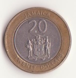 Ямайка 20 долларов 2000, фото №2