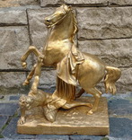 Каслі, Клодт, Вершник, що впав з коня, 1913 рік, 41 см., фото №2