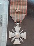 Военный Крест 1914-1916 гг., Франция, с бронзовой звездой, фото №2
