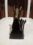 Голова лошади бронза, фото №5