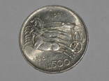 500 лир серебро 1961, фото №3