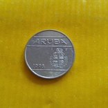 Аруба 25 центов 1998, фото №2
