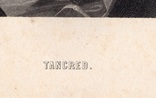 Старинная гравюра. 1870 год. Танкред в заколдованном лесу. (26,8х21см.)., фото №6