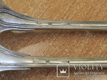 Дві виделки з ініціаліми HN Christofle Франція 1844-1862 "91", вага двух 129 грм., фото №8