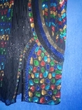 Платье: CARINA. 100% pure silk вышито бисером и пайетками Индия раз. - XL, фото №3