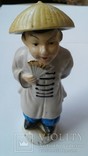 Фарфоровая статуэтка Японец с веером.Коллекционная.Из каталога. Оккупированная Япония., фото №2