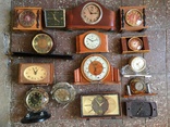 Настольные часы 15шт (на запчасти/реставрацию), фото №2