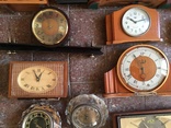 Настольные часы 15шт (на запчасти/реставрацию), фото №7