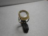 Корпус женских часов Au кольцо позолота, фото №2