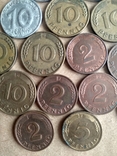 Німецькі монети 17 шт., фото №3