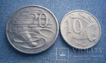Австралия, 10 и 20 центов, фото №2