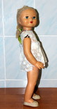 Кукла  СССР  пластиковая " паричковая"  на резинках (54 см) в родной одежде., фото №6