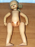 Кукла  СССР  пластиковая " паричковая"  на резинках (54 см) в родной одежде., фото №12