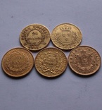 Сто франков золотом (5 типов 20 фр Франции), фото №3
