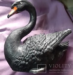 Статуэтка черный лебедь, фото №3