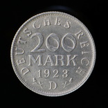 200 Марок 1923 D, Германия, фото №2