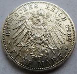 Пруссия, 5 марок 1902 WILHELM II, фото №3