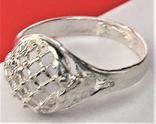 Кольцо перстень серебро 925 проба 2,22 грамма 18 размер без пробы, фото №3