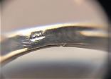 Кольцо перстень серебро 925 проба 2,22 грамма 18 размер без пробы, фото №9