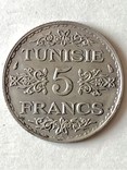 Монета Туниса Серебро, фото №2