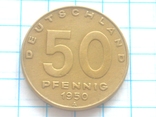  50 пфеннигов, ГДР, 1950г., фото №3