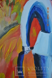 Малюнок "Косар Малевіча", 42х30 см., лютий 2019 р., гуаш, Аня Юхименко, 12 років, фото №5