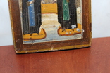 Икона святые Зосима и Савватий.  8*,5*7см, фото №4