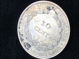 20 центов  Французкая-Кохинхина 1879 г, фото №5