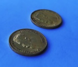Две золотых монеты Николая ll. 5 рублей 1898 , 1899, фото №3