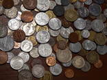 Заграничные монеты разных стран мира 200 шт., фото №5