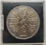 50 шиллингов (1 крона),25 лет коронации Елизаветы II,1953 год,Великобритания, фото №3