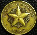 Куба 1 песо 1986 год, фото №2