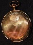 Часы карманные 1925 год старинные швейцарские золото проба, фото №2