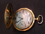 Часы карманные 1925 год старинные швейцарские золото проба, фото №3