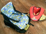 Munchkin travel booster стульчик рюкзак + жилет для купания, фото №3