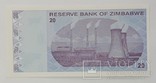 Зимбабве 20 долларов 2009 год unc, фото №3