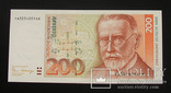 Германия ФРГ 200 марок 1989 серия замены YA UNC Німеччина Germany, фото №2