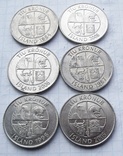 Исландия 10 крон, 6 монет 1984-2008 гг, без повтора, фото №2