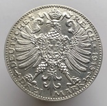 3 марки 1915 г. Германия. Юбилей. 100 летие Великого Герцогства., фото №4