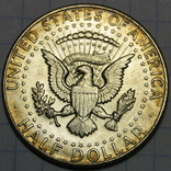 США ½ Доллара.1964 год. Kennedy Half Dollar.(Серебро)., фото №3