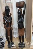 Африка статуетки з червоного дерева чоловік і жінка, фото №4
