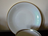 Чайное трио чашка блюдце тарелка фарфор Oscar Schaller &amp; Co Германия, фото №6