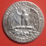 Квотер 25 центов  1956 D, фото №3