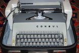 Печатная машинка"Consul"(Чехословакия)., фото №2